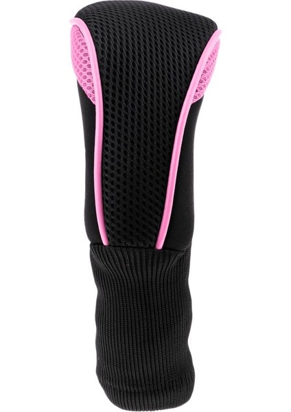 Hibrid Yardımcı Programı Golf Kulübü Kafa Kapak Headcover W / Değiştirilebilir Numara Tag Pembe (Yurt Dışından)