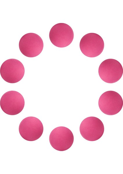 10X Renkli Eva Köpük Sünger Golf Tenis Topu Salıncak Uygulama Eğitim Ekipmanları Pembe (Yurt Dışından)