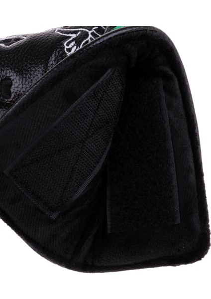 Golf Putter Kapak Düz Bar Headcover - Nakış ve Renkler Siyah Köpek Seçin (Yurt Dışından)