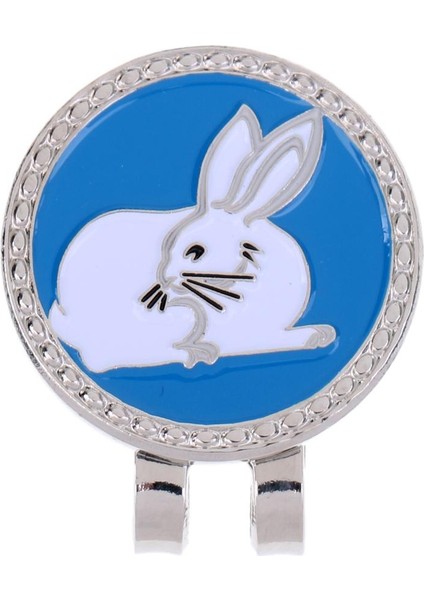 Alaşım Yaratıcı Çince Zodyak Tavşan Golf Şapka Klip Manyetik Ball Marker Tavşan ile (Yurt Dışından) fiyatları