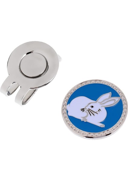 Alaşım Yaratıcı Çince Zodyak Tavşan Golf Şapka Klip Manyetik Ball Marker Tavşan ile (Yurt Dışından) modelleri