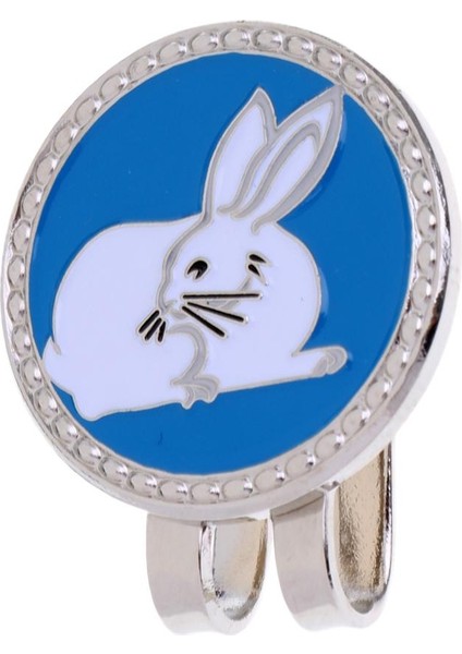 Alaşım Yaratıcı Çince Zodyak Tavşan Golf Şapka Klip Manyetik Ball Marker Tavşan ile (Yurt Dışından) indirimleri