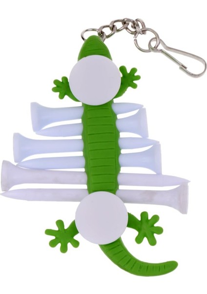 Golf Tee Tutucu Tees Topu Marker Taşınabilir Anahtarlık Yeşil Gecko Şekli (Yurt Dışından) fırsatları