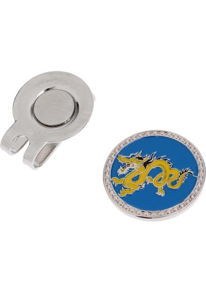 Çin Zodyak Golf Şapka Klip Çıkarılabilir Golf Topu Marker Ejderha ile (Yurt Dışından) fırsatları