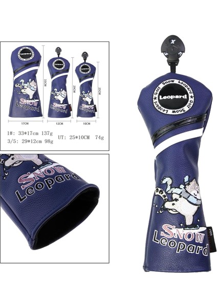 Kafa Kapakları Sürücü No. 1 3 5 Fairway Woods Headcovers Koruyucu Koruyucular Ut (Yurt Dışından) modelleri