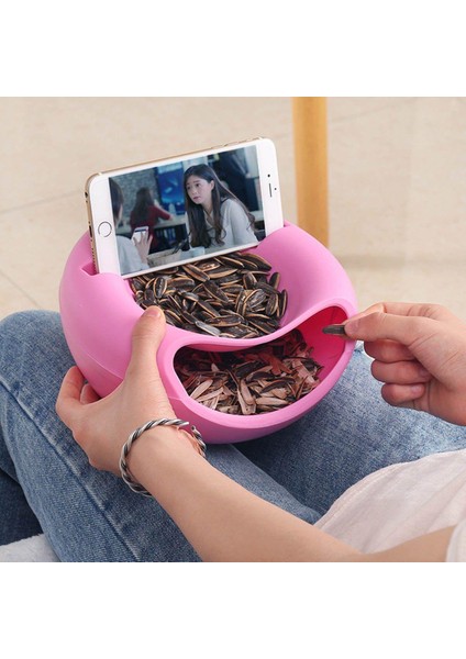 Keyif Çerezlik Telefon Standlı Çerez Kasesi