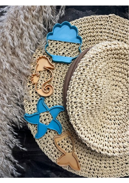 Deniz Seti 4'Lü Kurabiye Kalıbı