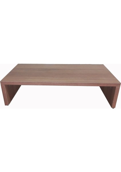 12 cm Yükseklikte Teak Kahverengi Monitör Stand Ekran Yükseltici 4522