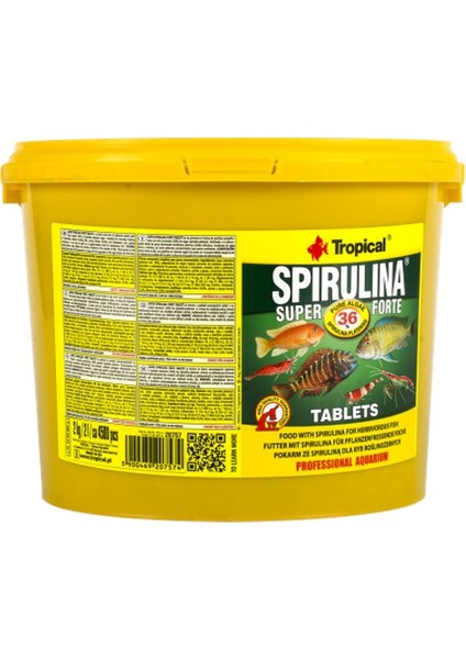 Süper Spirulina Forte Tablet Yem 1000 Adet modelleri