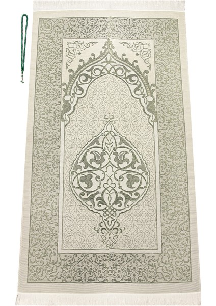 Çanta Boy Kadife Yasin Kitabı - Seccade - Tesbih Ve Şeffaf Kutulu Mevlid Hediyeliği - Yeşil indirimleri