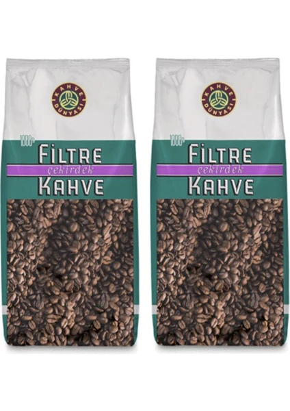 Kahve Dünyası Filtre Kahve Çekirdek 2 Adet 1 kg