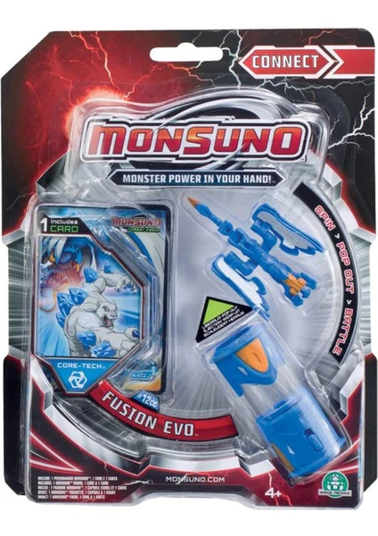 Orijinal Fusion Evo Monsuno Figür 1 Figür 1 Kart 1 Fırlatıcı Birlikte