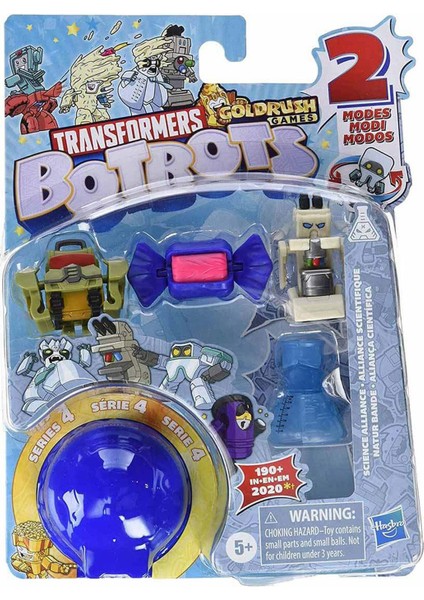 Science Alience 2 Dönüşen Transformers Botbots 5 Li Paket Goldrush Games