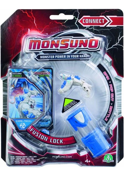 Fusion Lock Monsuno Figür 1 Figür 1 Kart 1 Fırlatıcı Birlikte Orijinal Figür