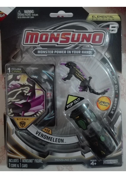 Venomeleon Oyun Seti Orjinal Lisanslı Monsuno 3 Lü Set