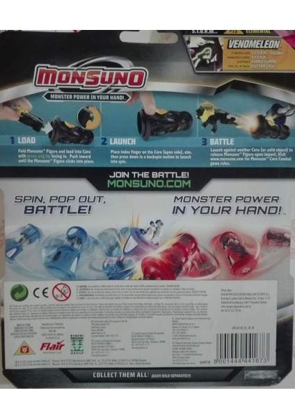 Venomeleon Oyun Seti Orjinal Lisanslı Monsuno 3 Lü Set