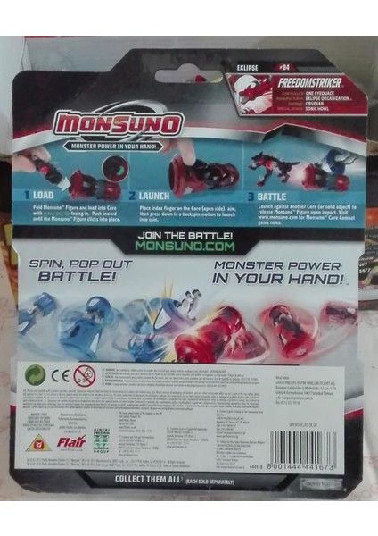 Monsuno Freedomstriker Figür Freedom Striker Orijinal Oyuncak