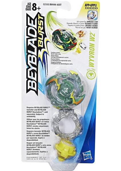 Wyvron W2 Orijinal Beyblade Burst Evolution Topaç