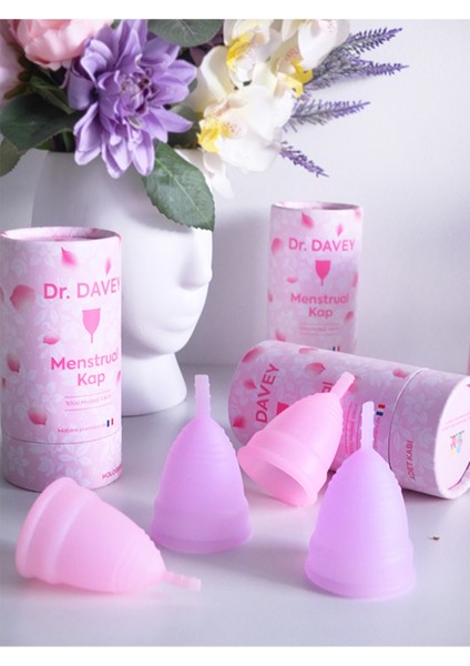 Dr.davey Regl Kabı, Menstrual Kap, Medikal Silikon, Doğum Yapmamış Kadınlar Için, Small-Pembe modelleri