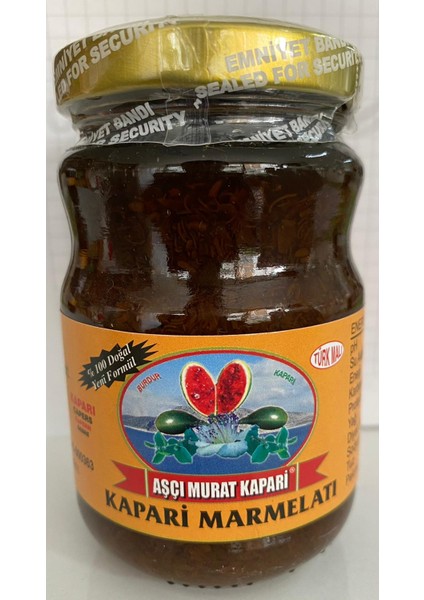 Aşçı Murat Kapari Şekersiz Kapari Marmeladı (Patentli) 350 gr Aşçı Murat Kapari