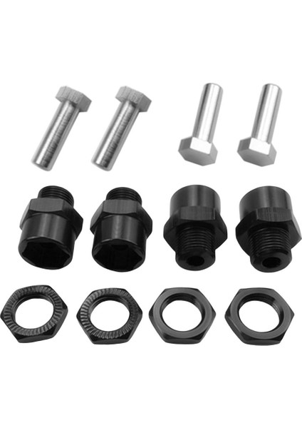 1/10 Ölçekli Rc Siyah Için 4pcs 12MM Ila 17MM Alaşım Tekerlek Adaptörü (Yurt Dışından) fiyatları