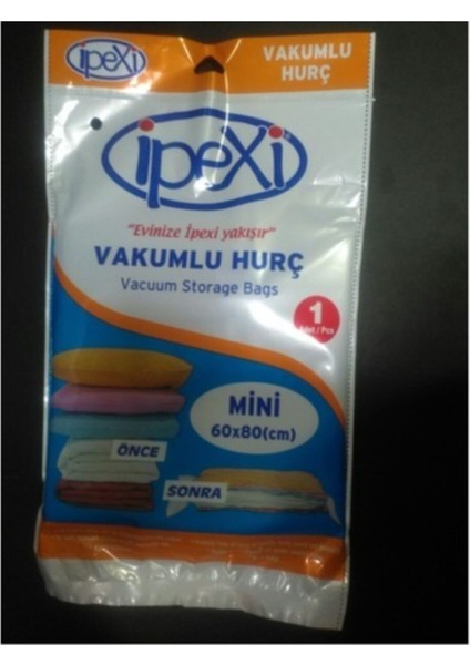 Mini Boy Şeffaf Vakumlu Hurç