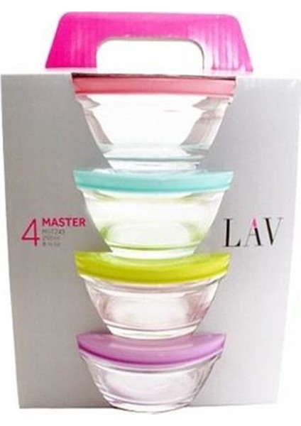 Lav Master 4lü Saklama Kabı