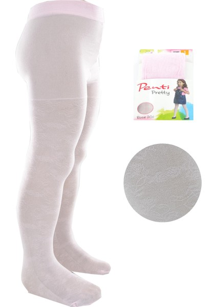 Pretty Rose Kız Desenli 20 Den Kız Çocuk Külotlu Çorap fiyatları