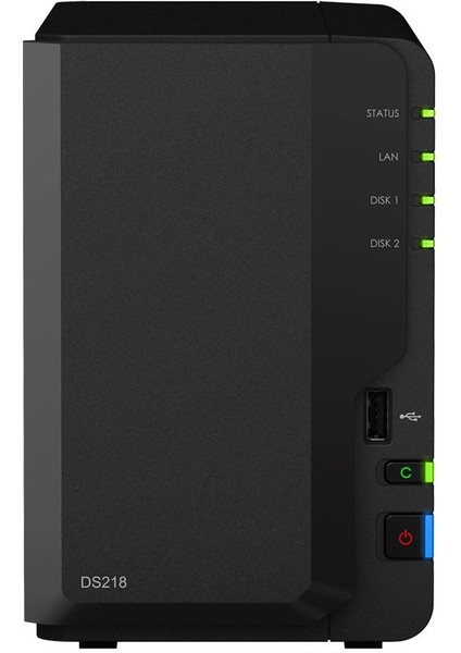 DS218A2 2gb 2tb HDD 2x3.5" Sata Desteği Raıd(0-1) Nas Depolama Ünitesi