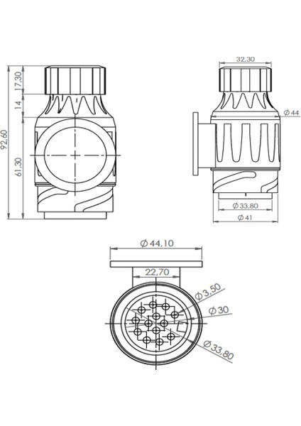 Römork Fişi - Kısa Tip - 13 Pin