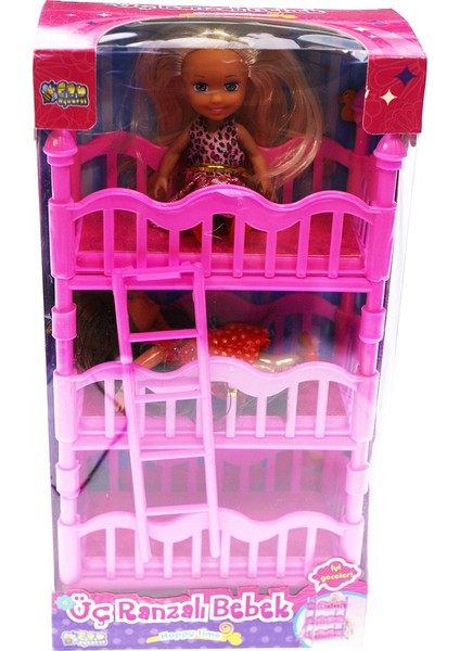 Üç Katlı Ranzalı Bebek