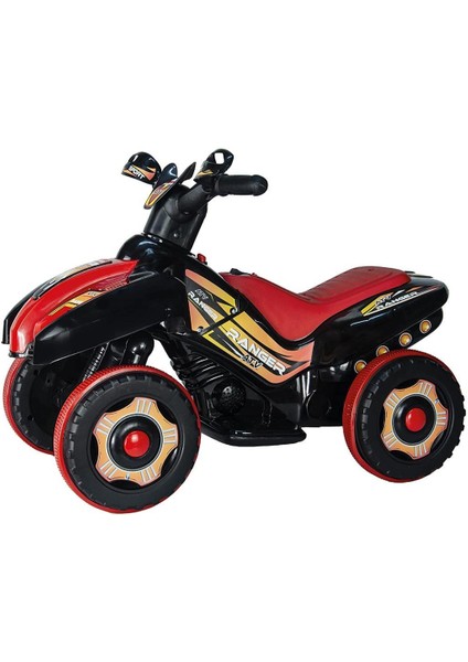 6V Akülü Atv Ranger Siyah