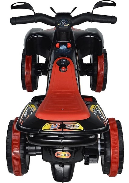 6V Akülü Atv Ranger Siyah