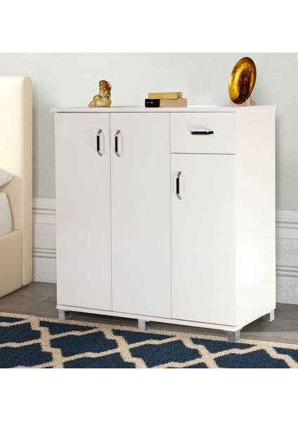 Mobi̇lya Sarayi Kapakli Ayakkabilik Çok Amaçli Dolap