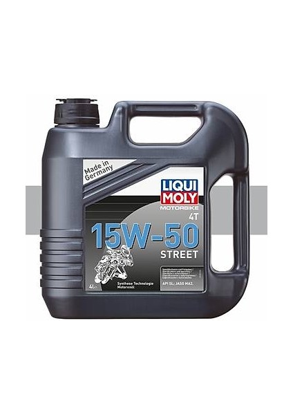 Liqui Moly 15W-50 Street 15W50 4t Sentetik Motor Yağı 4 Litre