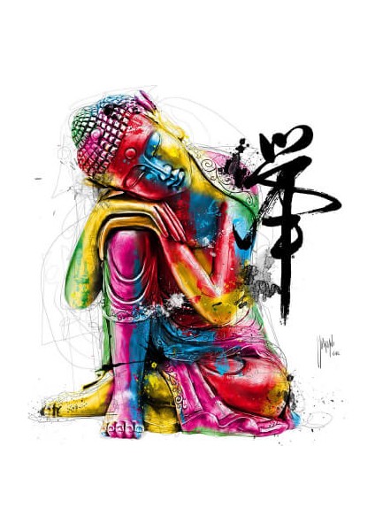 Canvas Namaste Sayılarla Boyama Seti Kasnaklı 40 x 50 cm