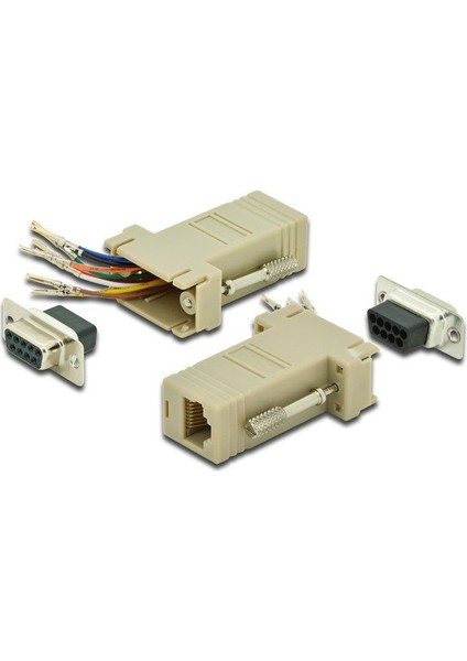 AK-610516-000-I Db9 To RJ45 Modüler Adaptr