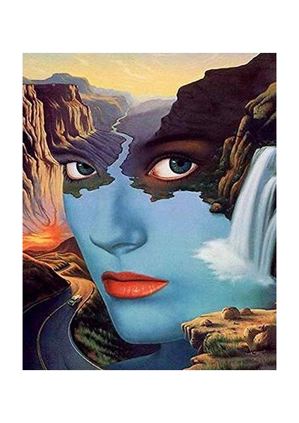 Canvas Bir Varoluş Hikayesi Sayılarla Boyama Seti Kasnaklı 90 x 110 cm