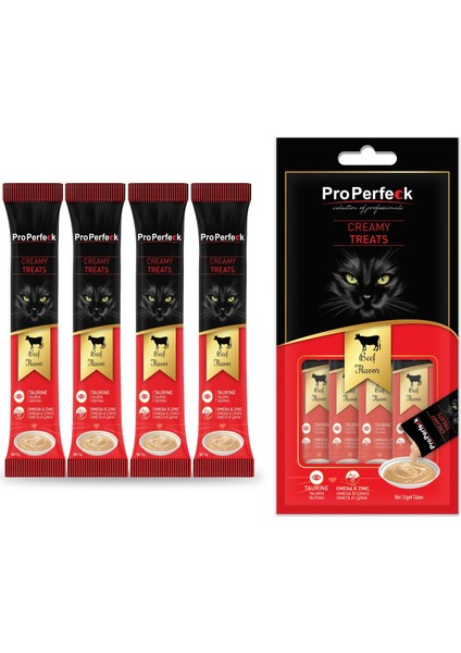 Sığır Etli Krema Kedi Ödülü 4X15 gr