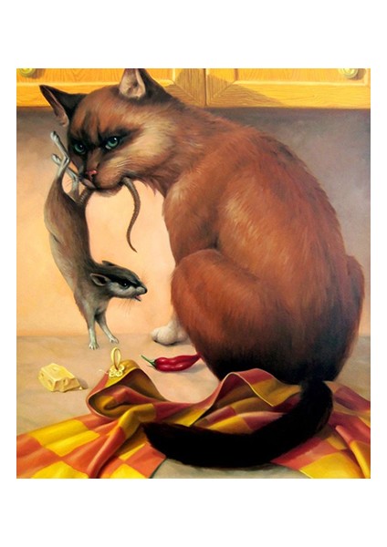 Canvas Ilizyon Kadın Sayılarla Boyama Seti Rulo 40 x 50 cm