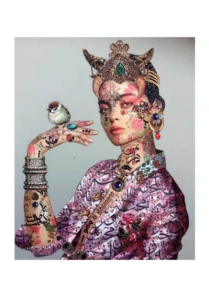 Canvas Bir Masal Prensesi Sayılarla Boyama Seti Rulo 100 x 140 cm