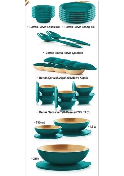 Berrak Set 25 Parça fırsatları