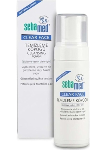 Temizleme Köpüğü Clear Face 150 ml