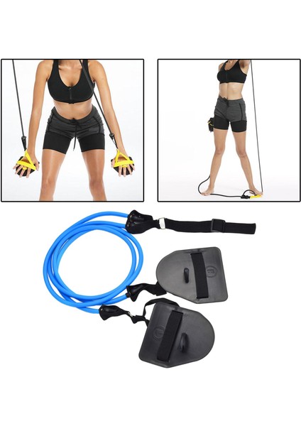 Kol Eğitmen Direnç Bantları Yüzme Freestyle Egzersiz Web Yatırdı Egzersiz Band Mavi 40 Lb (Yurt Dışından)