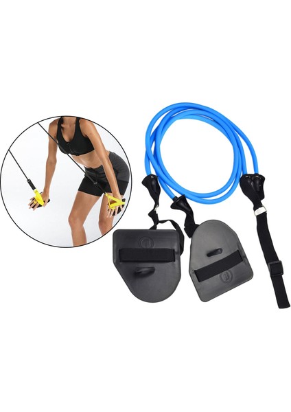 Kol Eğitmen Direnç Bantları Yüzme Freestyle Egzersiz Web Yatırdı Egzersiz Band Mavi 40 Lb (Yurt Dışından)