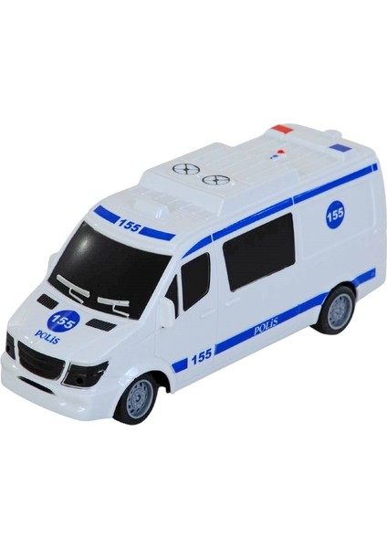Uzaktan Kumandalı Full Fonksiyonlu Pilli Polis Arabası