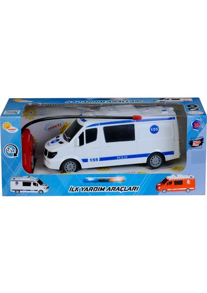 Uzaktan Kumandalı Full Fonksiyonlu Pilli Polis Arabası modelleri