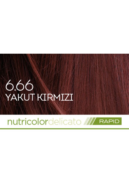 Biokap 6.66 Nutricolor Delicato Rapid Saç Boyası 135 Ml