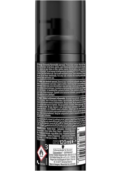 Schwarzkopf Root Retoucher Beyazları Anında Kapatan Sprey Saç Boyası Koyu Kahverengi 120 ML