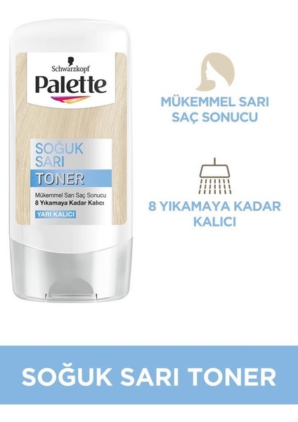 Schwarzkopf Palette Turunculaşma Karşıtı Soğuk Sarı Toner